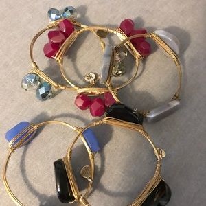 Bourbon and bow ties bracelets